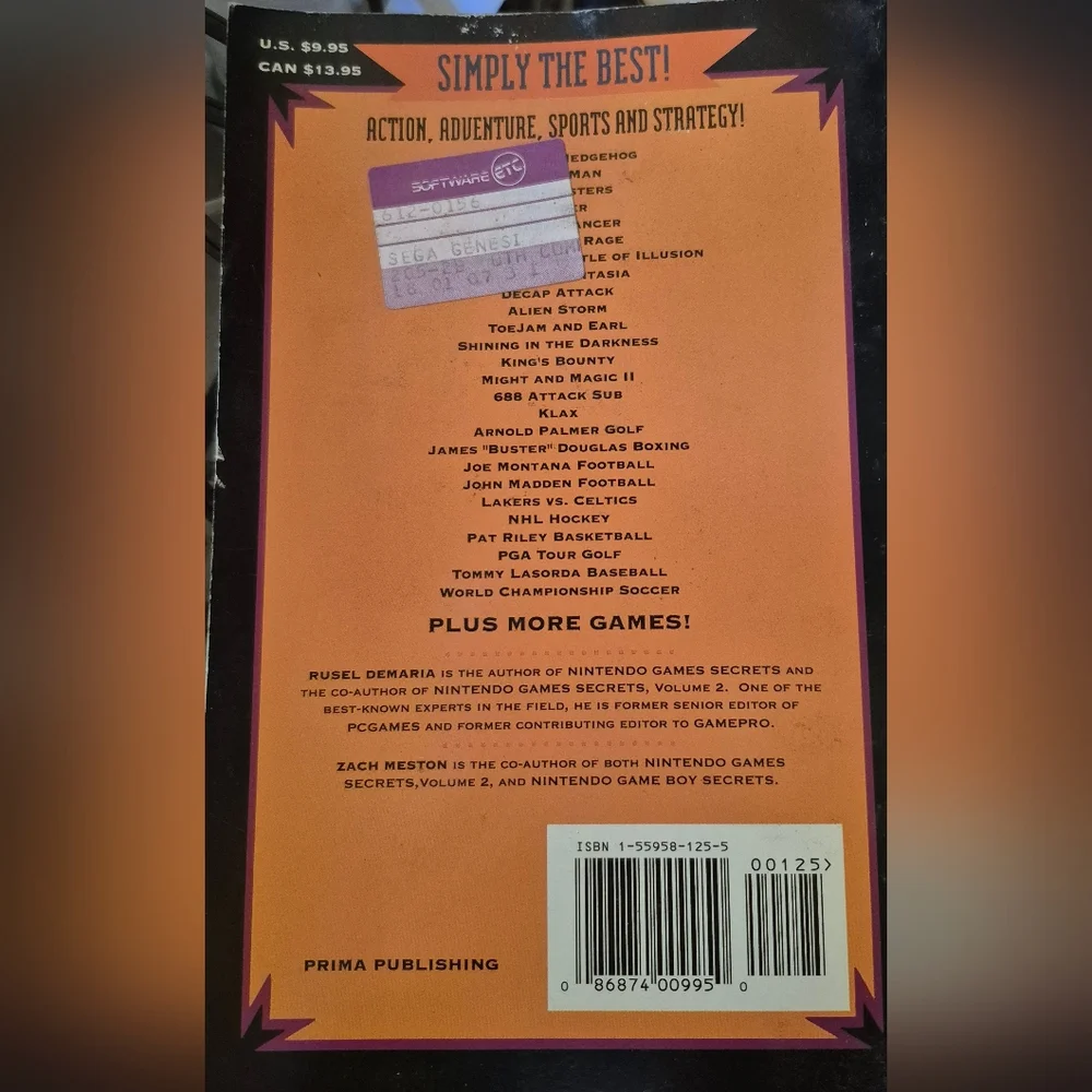 Secrets of the Games Nintendo Game Boy Secrets Guide Book Volume 2